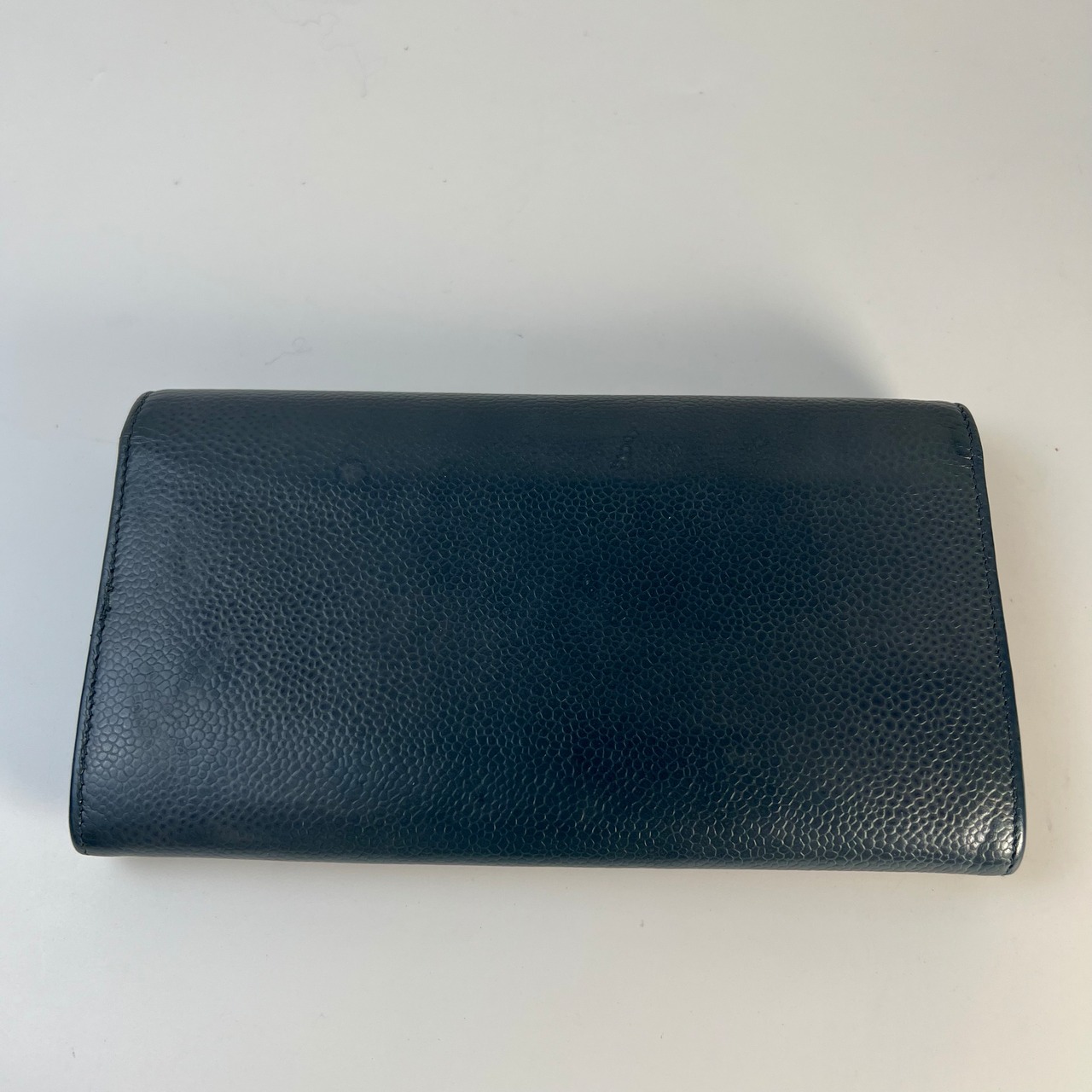 【最終処分SALE】CHANEL シャネル ココマーク  キャビアスキン 長財布 ブラック A-7761