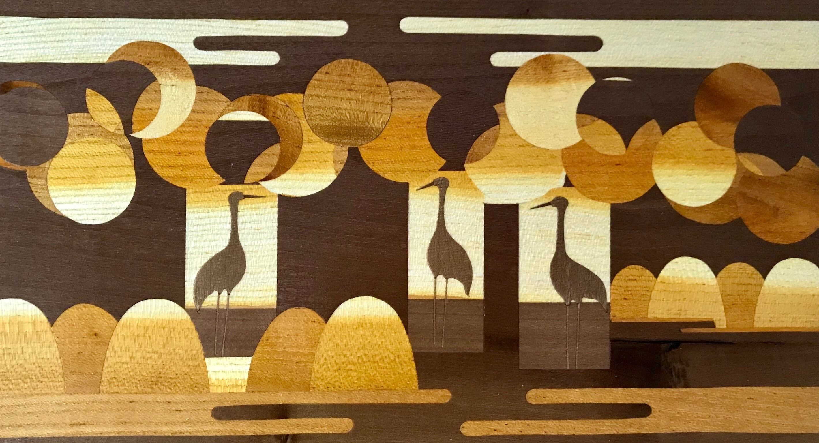 生き物の世界 | 木象嵌絵画 小森谷徹