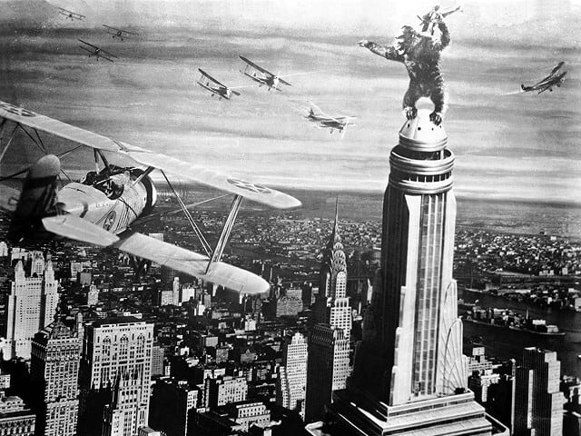 Vintage King Kong and Empire State Building Figurine#2 | Button