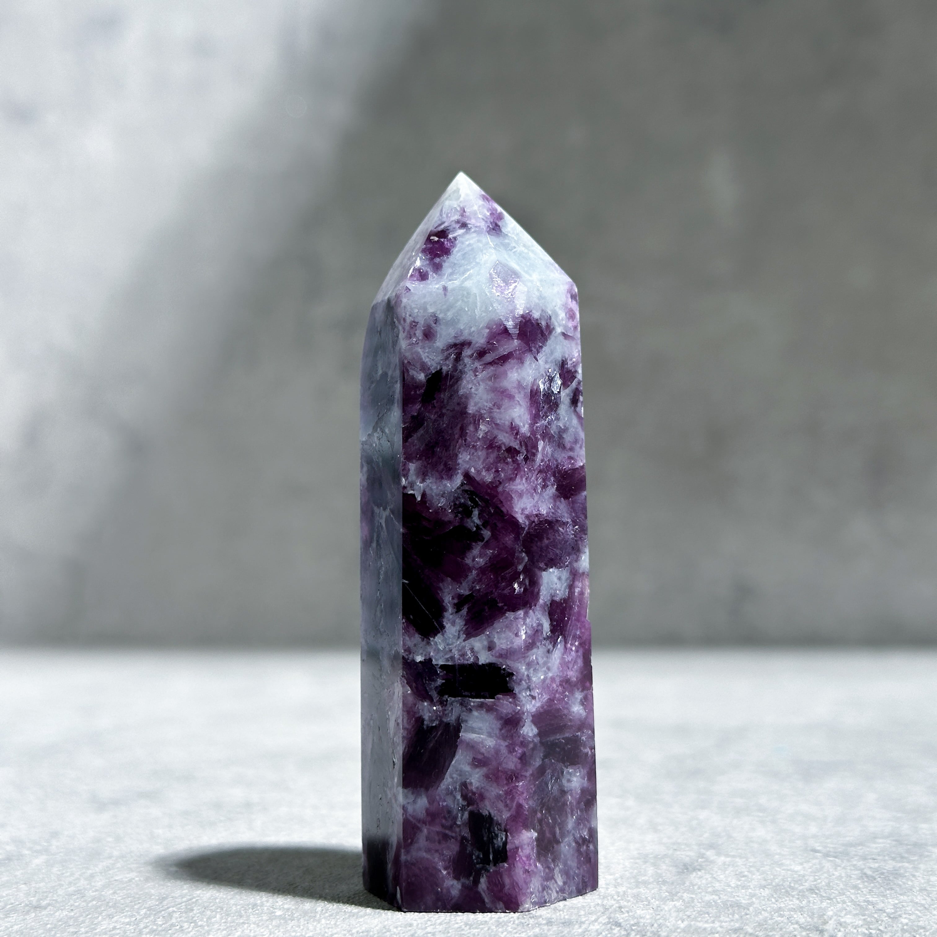 レピドライト タワー型14◇ Lepidolite ◇天然石・鉱物