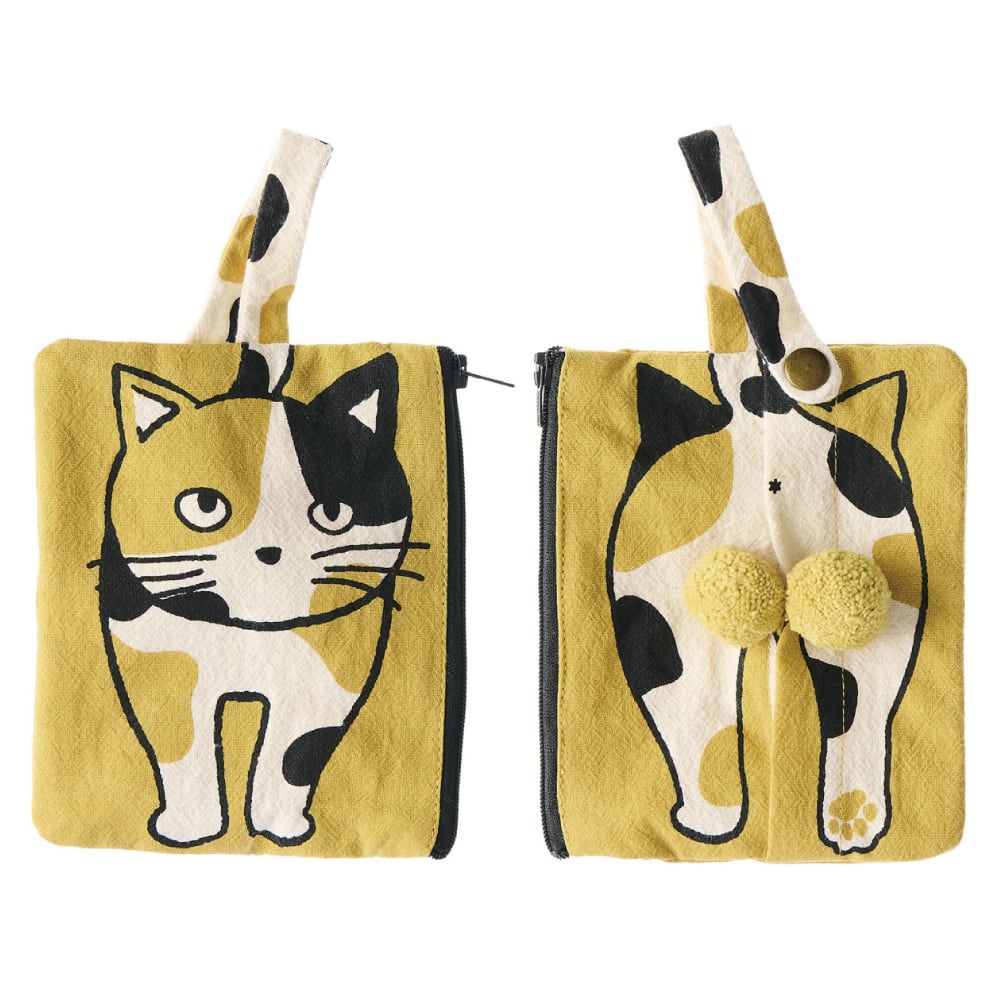 猫ポケットティッシュ入れ(ニャンタマ)カリコ