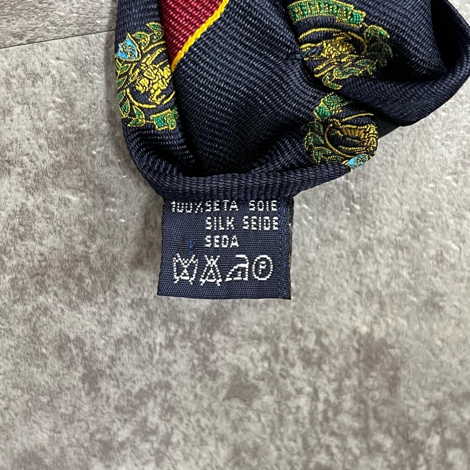 BURBERRY】バーバリー シルクネクタイ ロゴ入り シルク100% メンズ