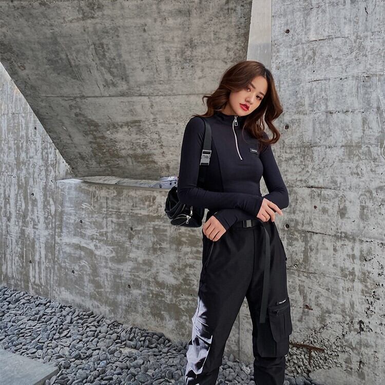 トップス ボトムス パンツ カットソー ストレートパンツ 膝下 ロング