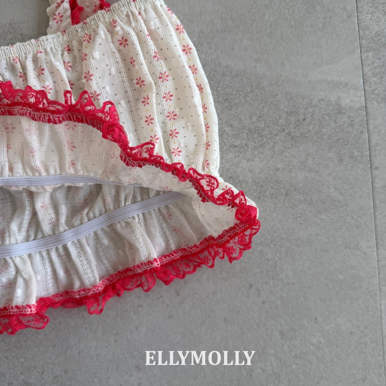 [ELLYMOLLY] Vintage Veil Pants / [엘리몰리] 빈티지베일뷔스티에