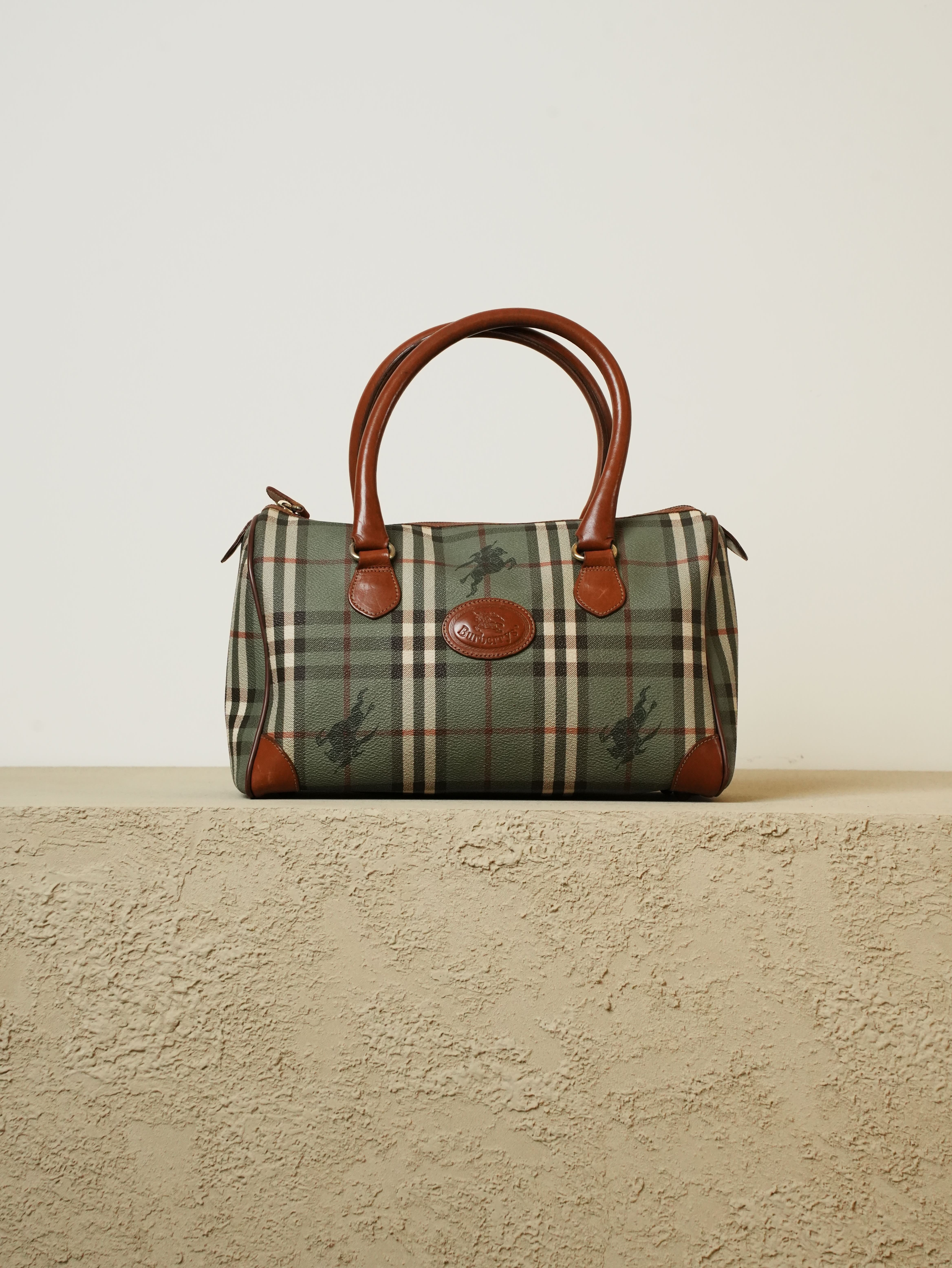 0619-314 ボストンバック　Burberrys　汚れあり 中古・古着通販】Burberry's (バーバリー) ボストンバッグ チェック