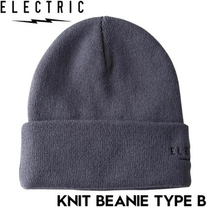 【送料無料】ニットキャップ カフビーニー ELECTRIC エレクトリック KNIT BEANIE TYPE B E24FC02 GRY 日本代理店正規品