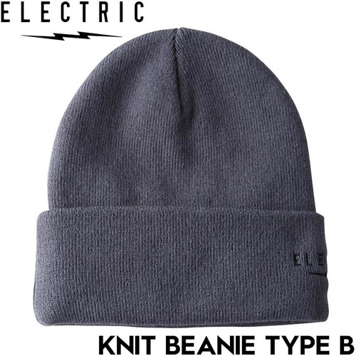 【送料無料】ニットキャップ カフビーニー ELECTRIC エレクトリック KNIT BEANIE TYPE B E24FC02 GRY 日本代理店正規品