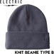【送料無料】ニットキャップ カフビーニー ELECTRIC エレクトリック KNIT BEANIE TYPE B E24FC02 GRY 日本代理店正規品
