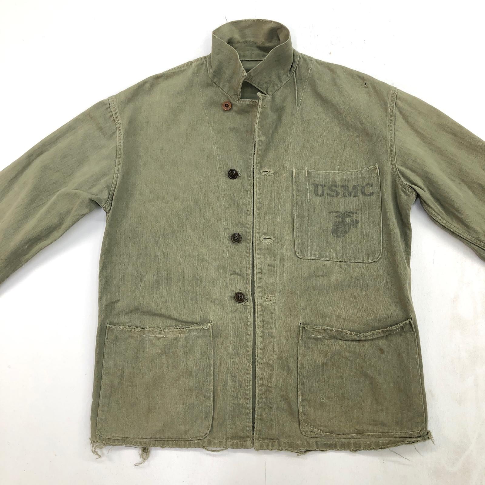 U.S.MARINE CORPS USMC 40年代 米軍 海兵隊 P-41 ジャケット HBT