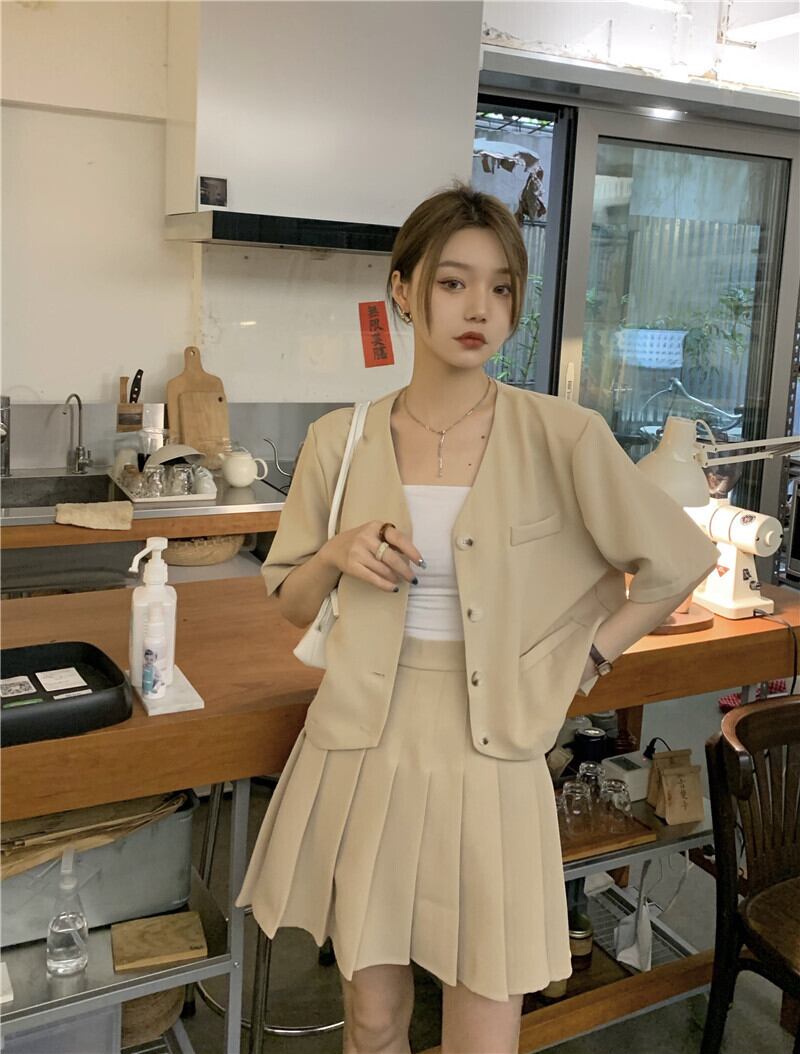 ジャケット ルーズスタイルサマー 夏物 ブラックストロベリース81205847415