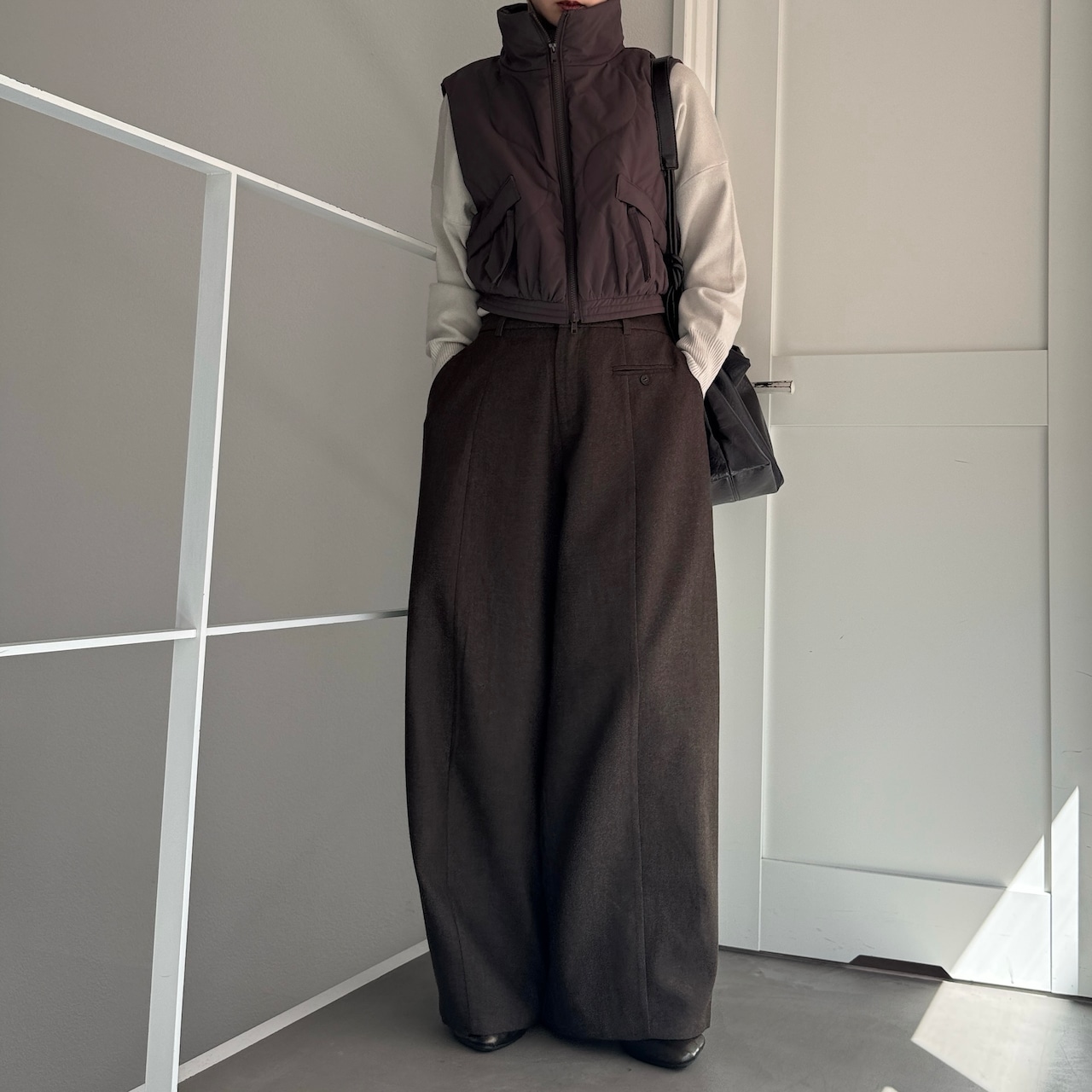 Tie belt wide curve PT/brown