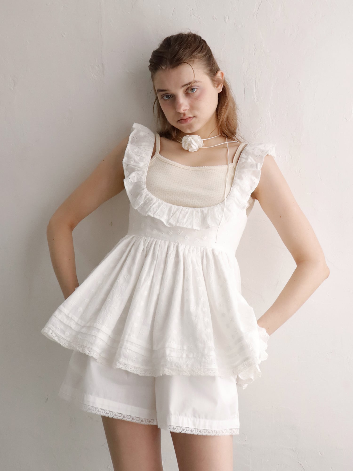 PETIT APLON TOP -LACE- | mieya mieya