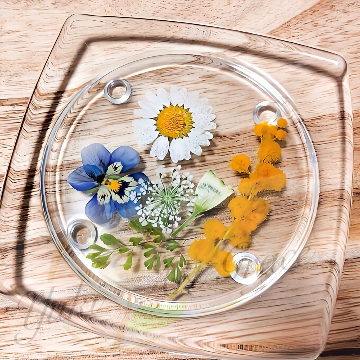 ハーバリウムコースター《ミモザ》/Herbarium Coaster 'Mimosa' | Art
