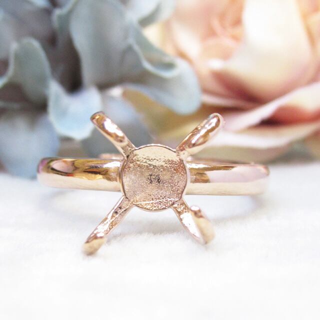 アウトレット10~15㎜ フリー4爪 S925 リング台 PG