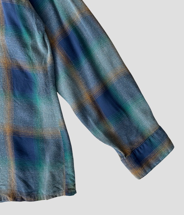 Vintage 60s S Ombre Check Shirt