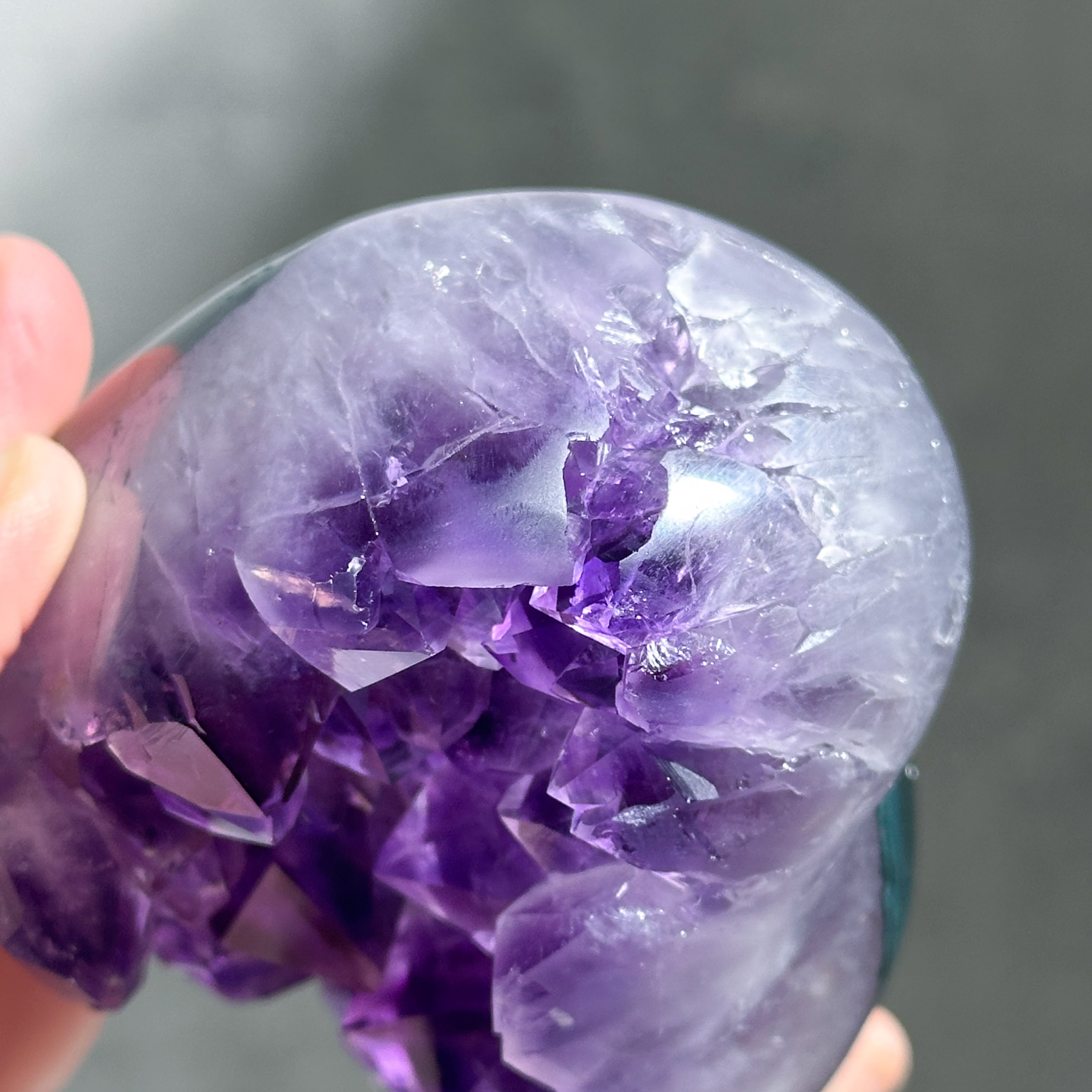 ウルグアイ産アメジスト ハート13◇ Amethyst ◇天然石・鉱石