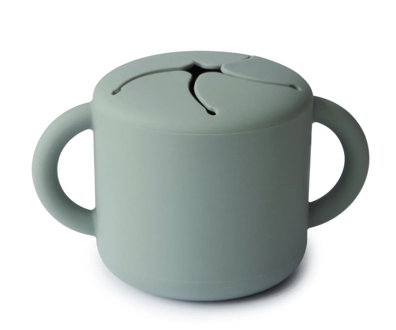 mushie(ムシエ) / シリコン スナックカップ / Cambridge Blue