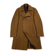T.K.Company T201 ダブルブレスト ウール ロングコート サイズ 48 /キャメル イタリア製 90s ヴィンテージ 紳士服 トラッド