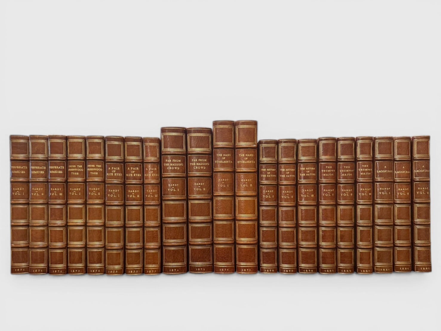 【RL172】Thomas Hardy First Edition Collection.19 Titles, 40 Volumes(1871–1898)
