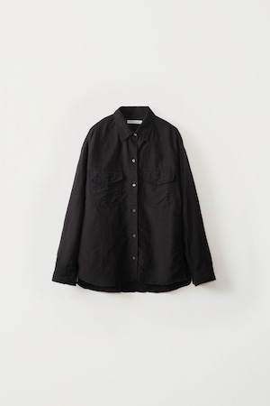[NOTHING WRITTEN] Janine linen shirt (Black) 正規品 韓国ブランド 韓国通販 韓国代行 韓国ファッション ナッシングリトゥン 日本 店舗
