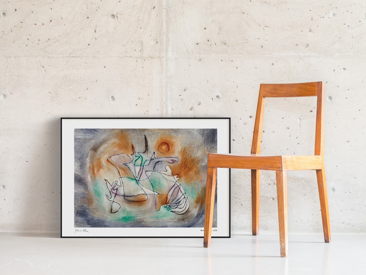 パウル・クレー Howling Dog アートポスター アブストラクト 名画 絵画 特大 アートパネル AP258 - 4