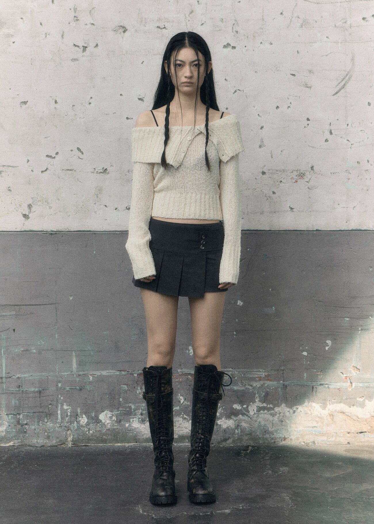 bohemian seoul PLEATED WRAP SKIRT Mサイズ bohemian seoul PLEATED WRAP SKIRT Mサイズ 【公式通販】