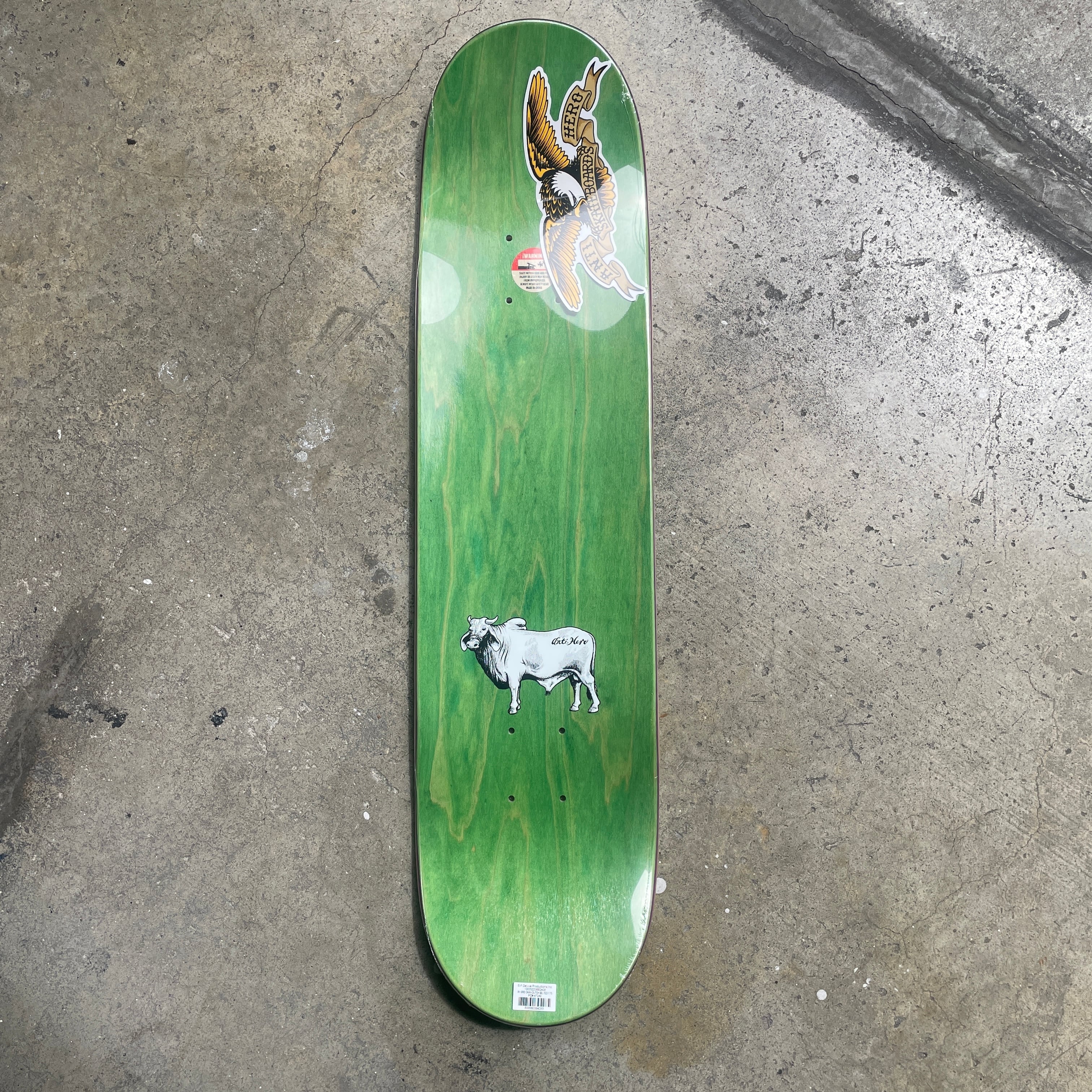 スケートボード ANTIHERO DAAN DUTCH BELTED DECK 7.75 ANTIHERO PRO BOARD / DAAN DUTCH BELTED / 7.75 x 31.25 inch ( 19.68