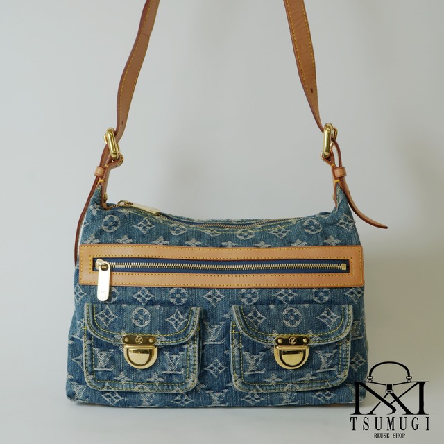 LOUIS VUITTON ルイヴィトン モノグラム デニム バギー PM ショルダーバッグ M95049