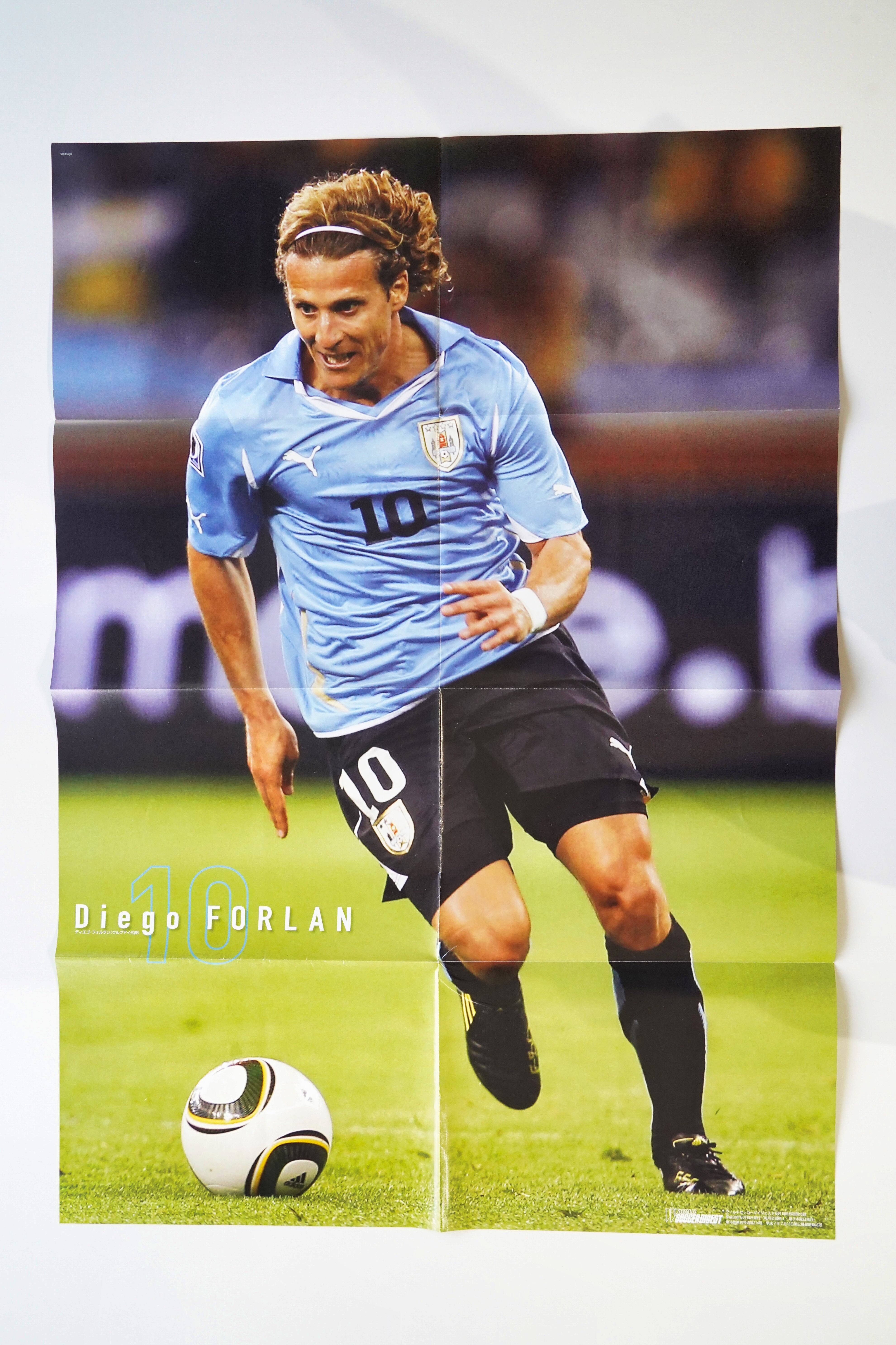 ディエゴ・フォルラン/バスティアン・シュヴァインシュタイガー|サッカーポスター 大判 B2|2010年代 欧州名選手