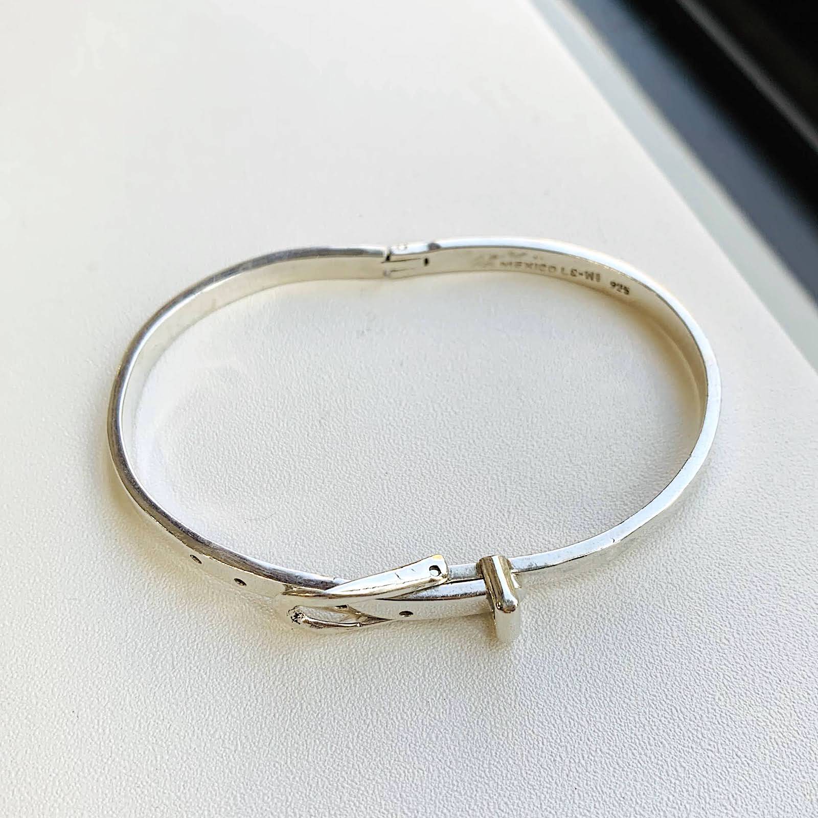 Mexicoシルバー925 ベルトバックルバングル | Milo Antiques & Vintage