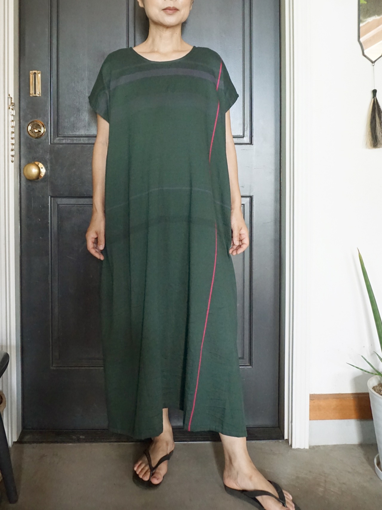 tamaki niime  fuwa-T LONG GR