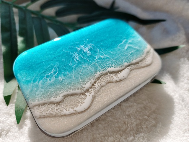 208.オーシャンレジンアート ピルケース