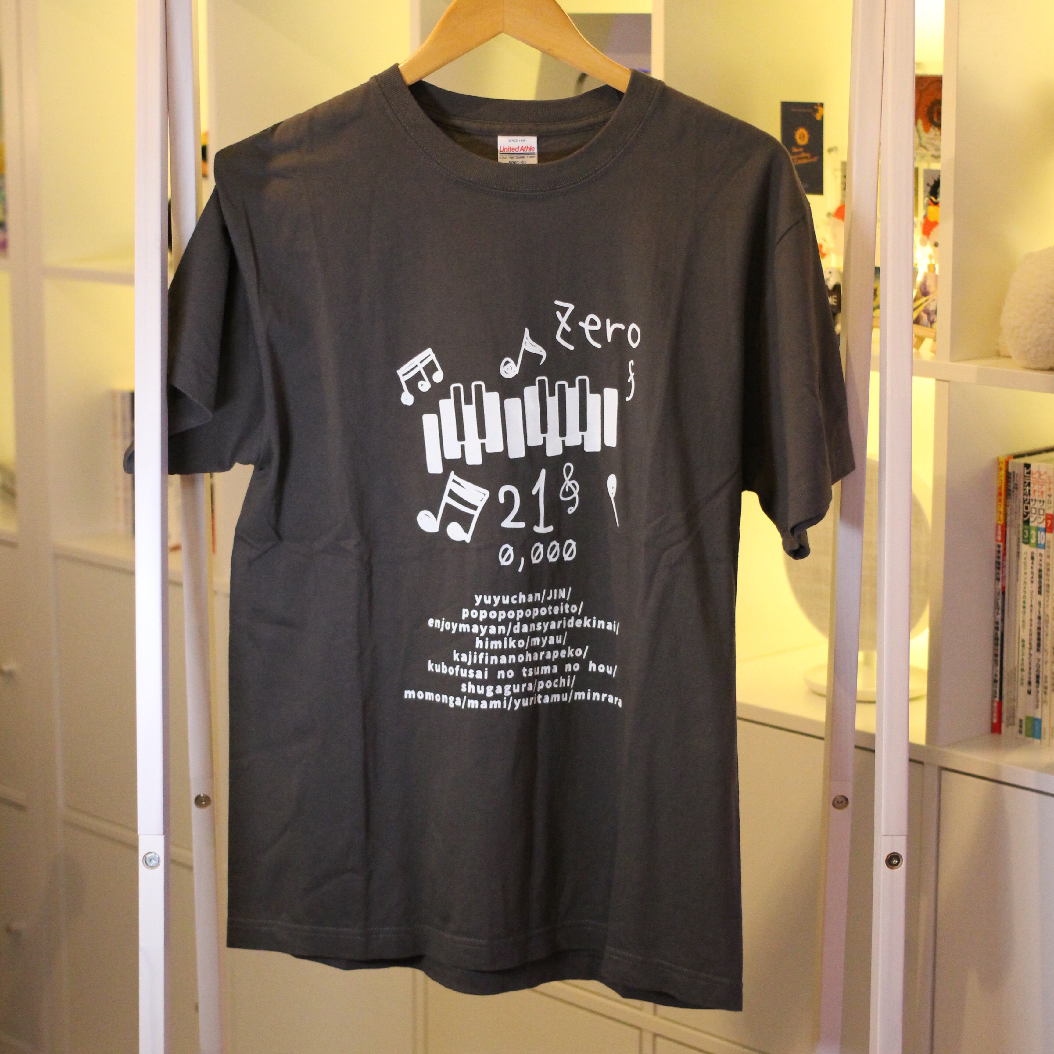 ※二宮着用※【ClubZERO限定】心霊番組ゼロ登録者21万人記念Tシャツ(L)※発送時期:11月末~12月初旬頃
