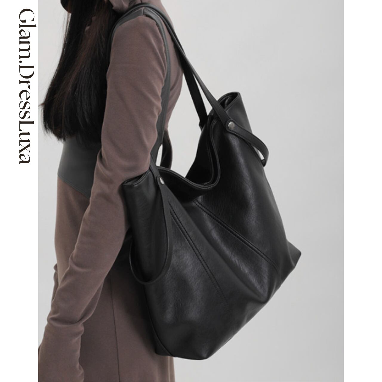 Soft Leather Tote/2color_B48