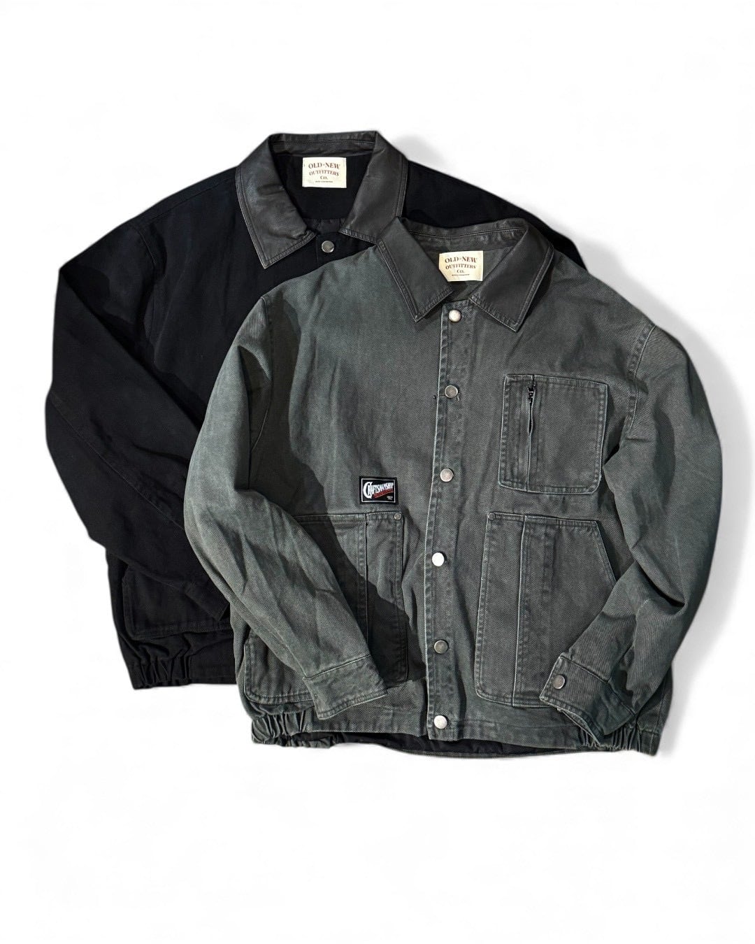 UNIVERSAL OVERALL DUCKLINER ZIP JACKET BLACK | OLD×NEW OUTFITTERS