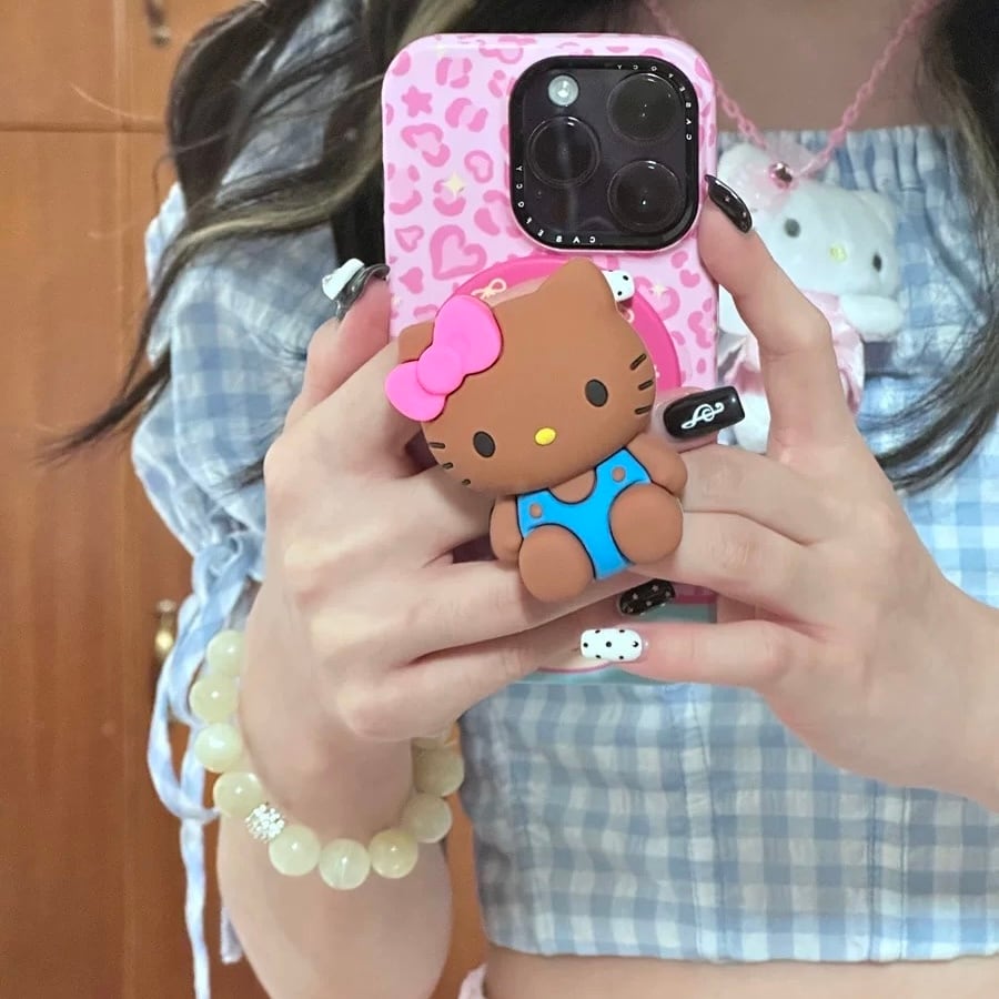 ハローキティ スマホケース 日焼けキティ iphoneケース 韓国 可愛い