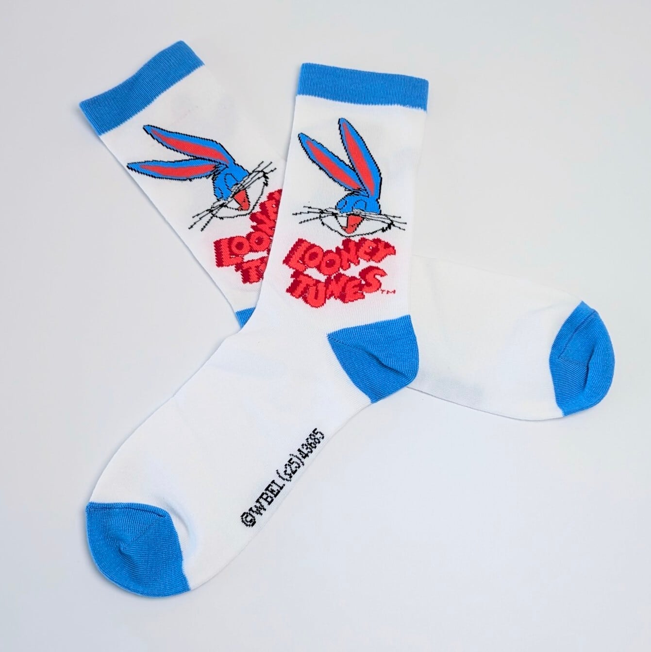 ♧【 crew socks / クルーソックス 】Looney Tunes ( ルーニー・テューンズ )  / バッグス・バニー / 靴下 / レディースソックス〚アメリカン雑貨 アメトイ〛