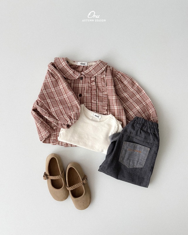 〘予約〙onu / Petit frill blouse
