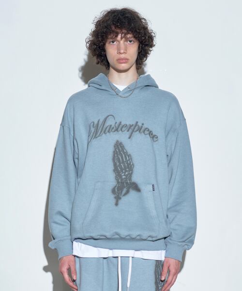 sculptor Praying Hoodie(Ash sage)セットアップ sculptor Praying Hoodie(Ash sage)セットアップ SCULPTOR] Praying