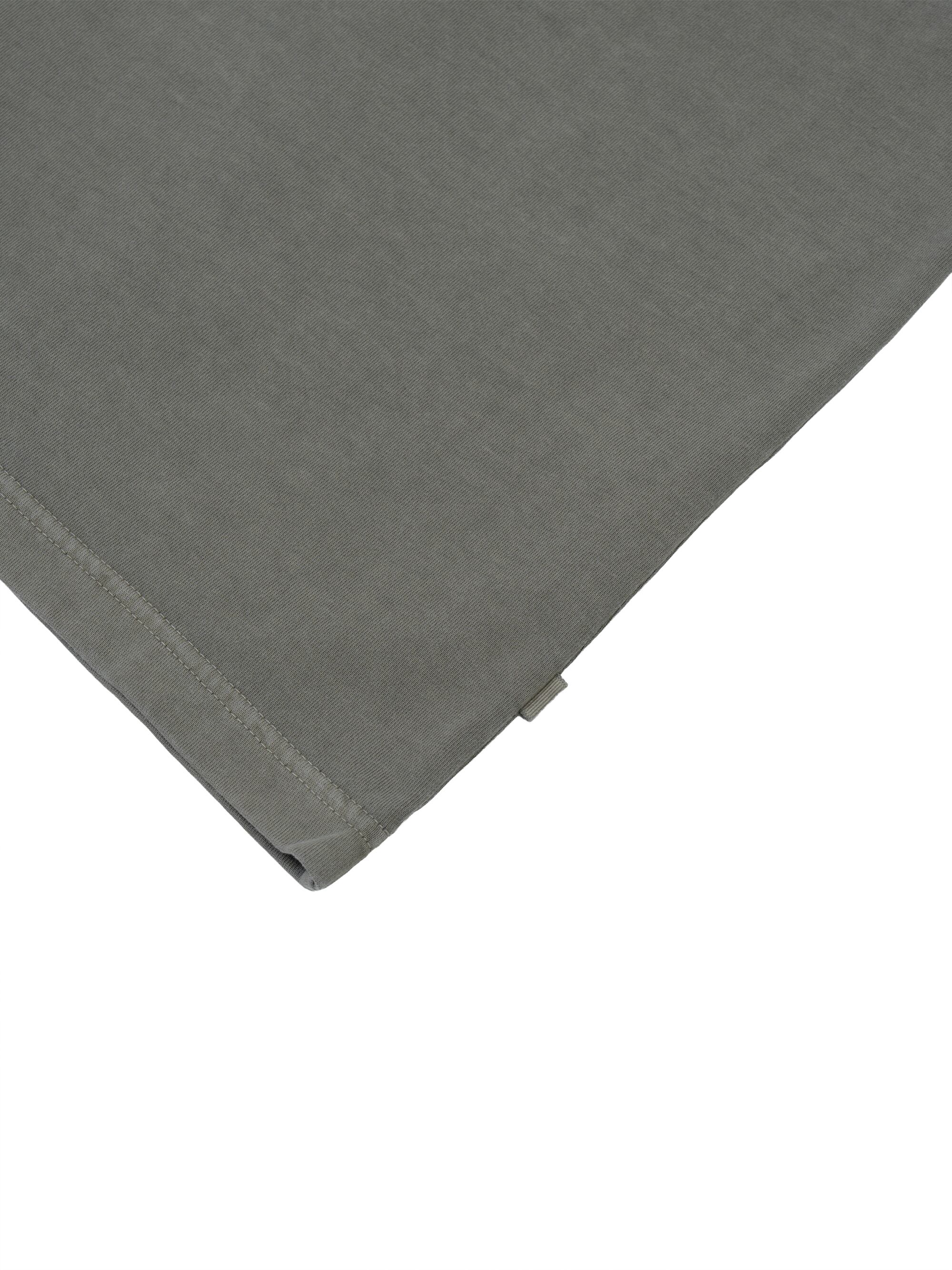 Organic Cotton Pigment Dyed Relax Fit T-shirts (khaki) | OVY