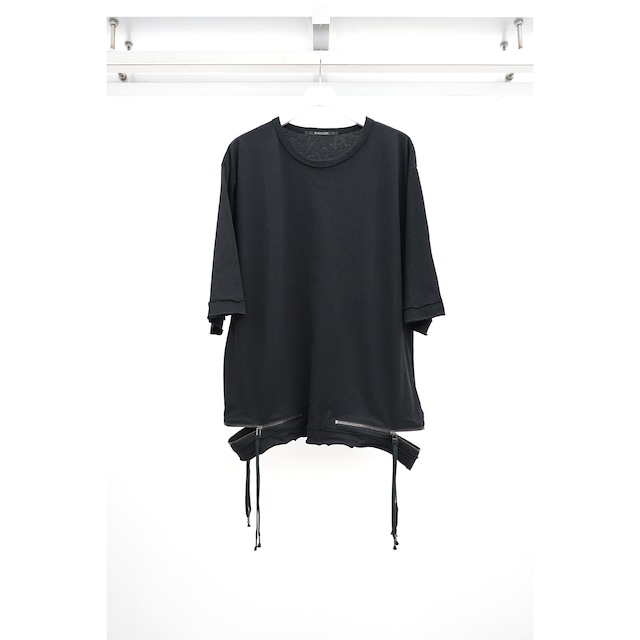 [D.HYGEN] (ディーハイゲン) ST101-1024S 30/- Soft Cotton Jersey Zip-Open T-Shirt