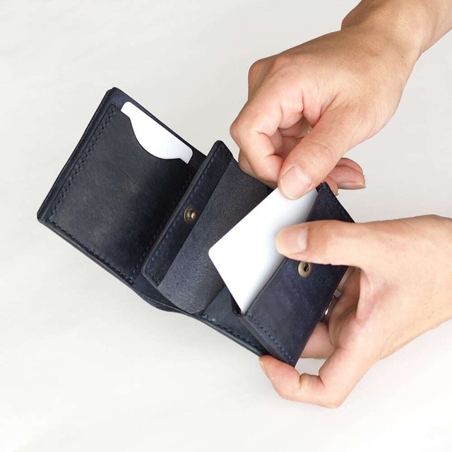 ベルトタイプ 二つ折り財布【ブラウン】（セミオーダー品）