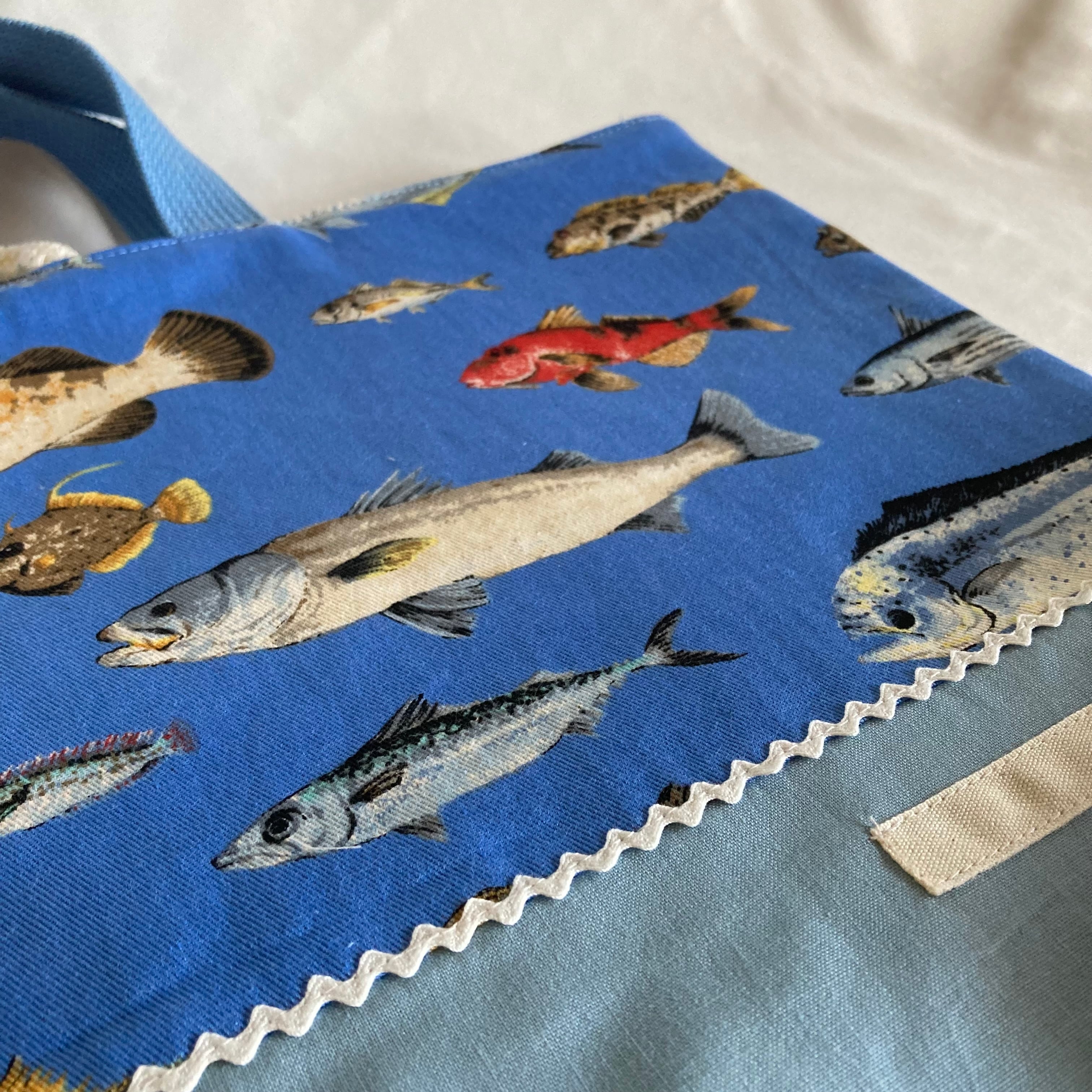 床につかない！！入園入学レッスンバッグ手提げ絵本袋リバーシブル☆30