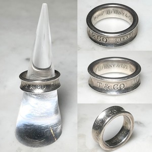 vintage 1997's TIFFANY silver ring "1837" (size 10.5)