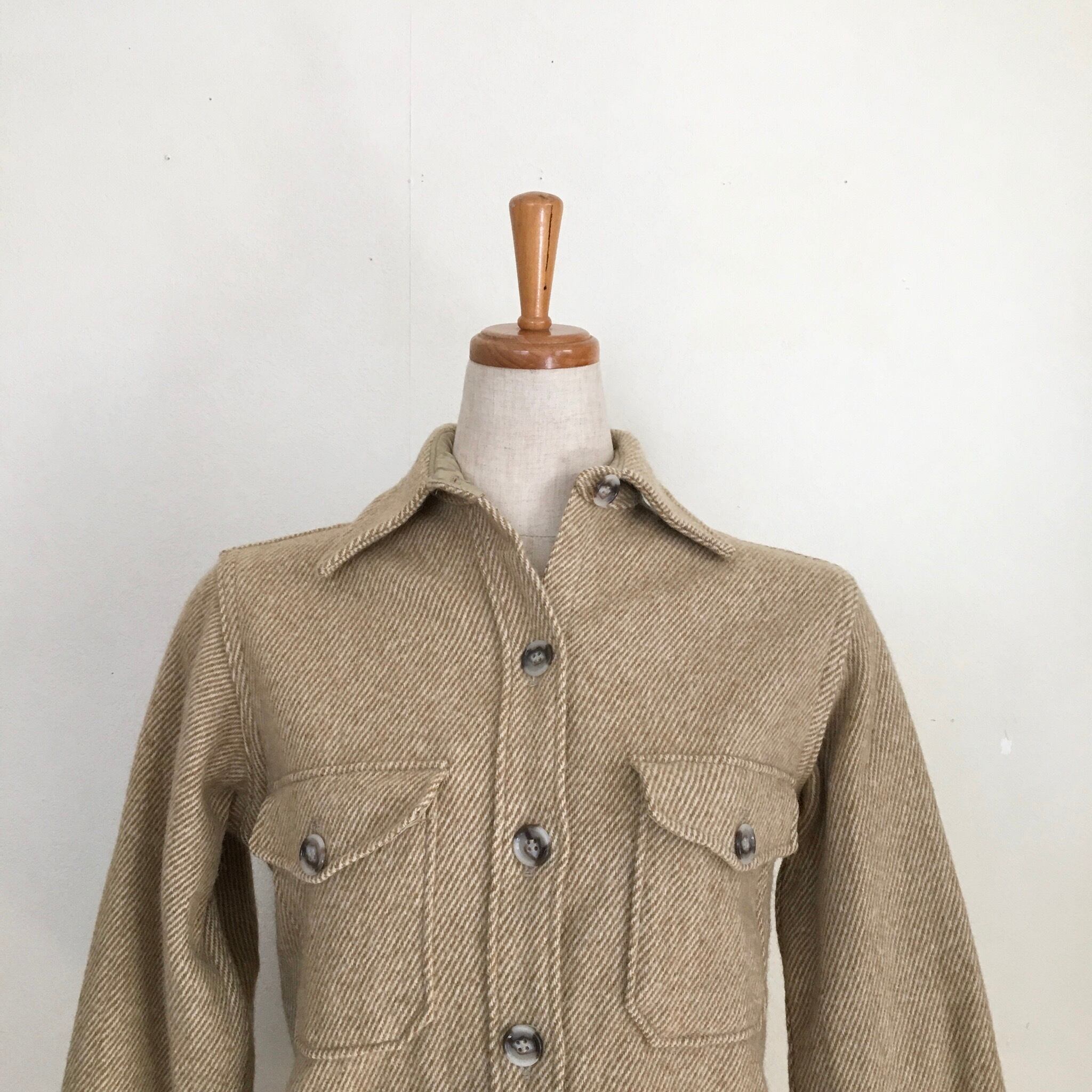 80s Woolrich CPO shirt "beige"