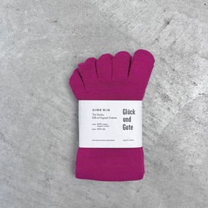 Glück und Gute / 【free size】Toe socks Organic cotton&silk