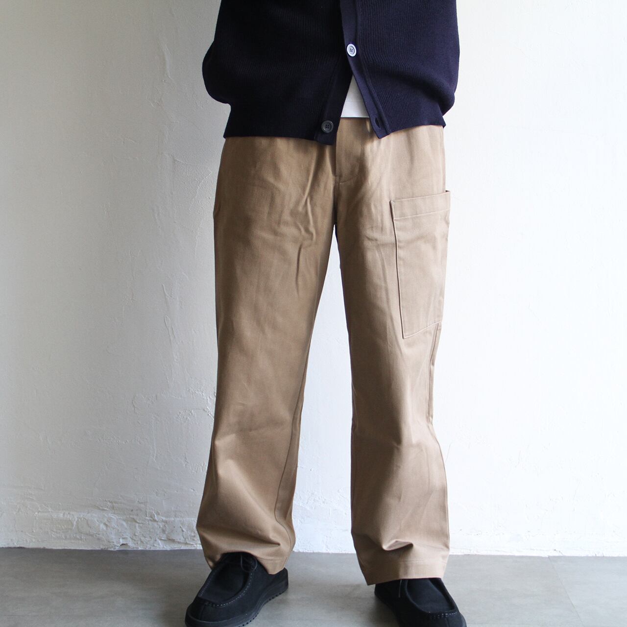 STILL BY HAND【 mens 】big pocket pants