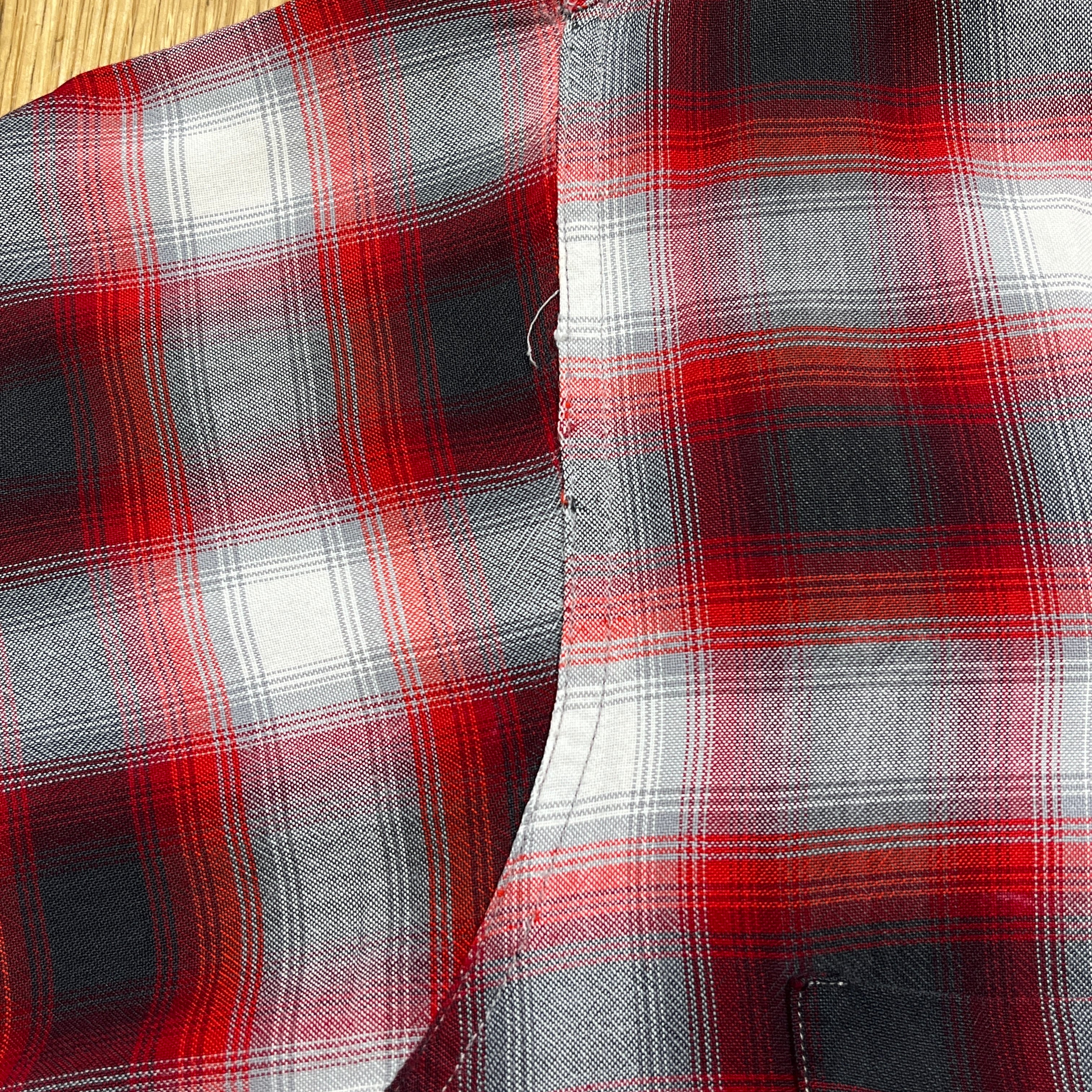 60s TOWNCRAFT Ombre Check Rayon Shirt 60年代 タウンクラフト 60s TOWNCRAFT Ombre Check Rayon Shirt 60年代 タウンクラフト