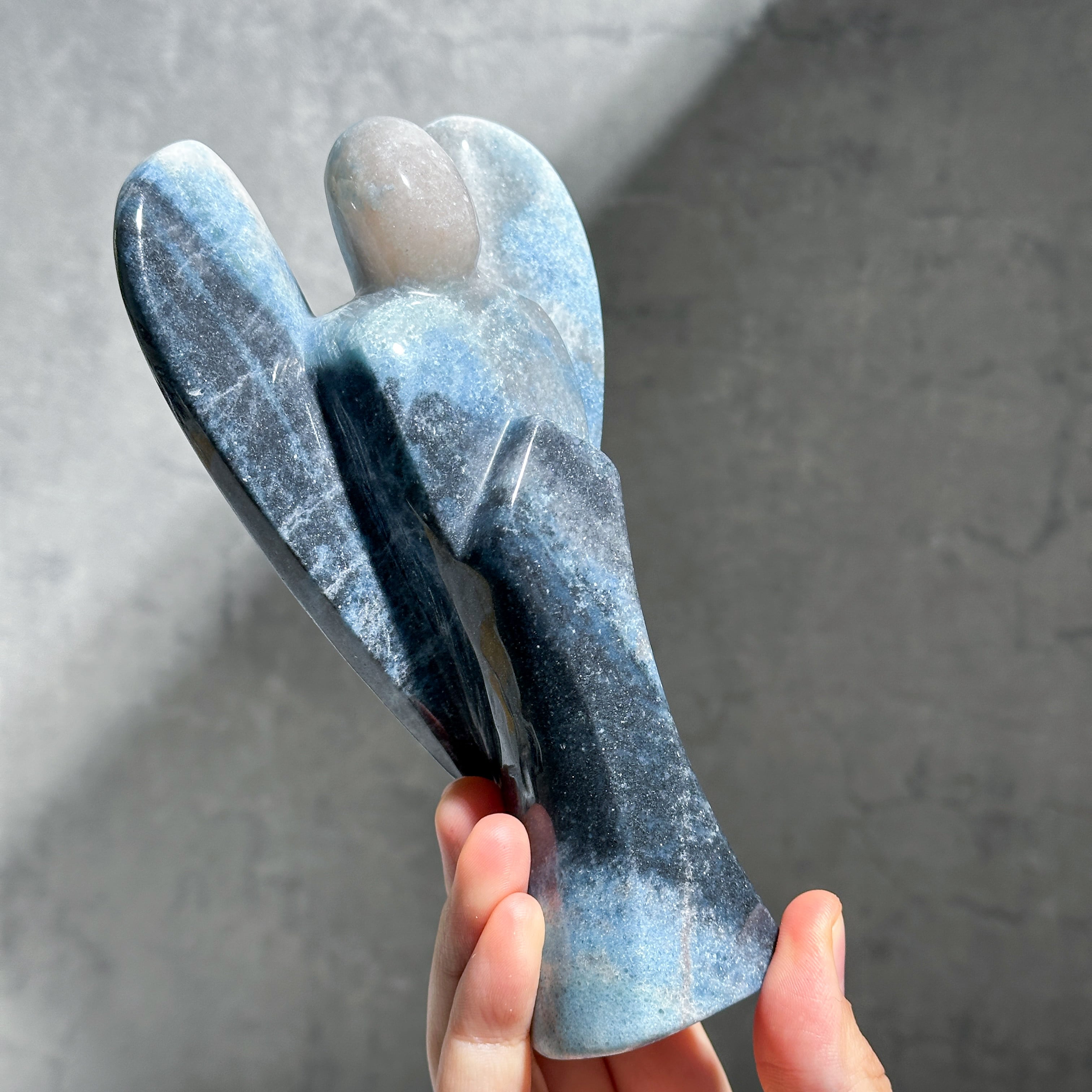 トロレアイトインクォーツ（トロール石） エンジェル61◇Trolleite in