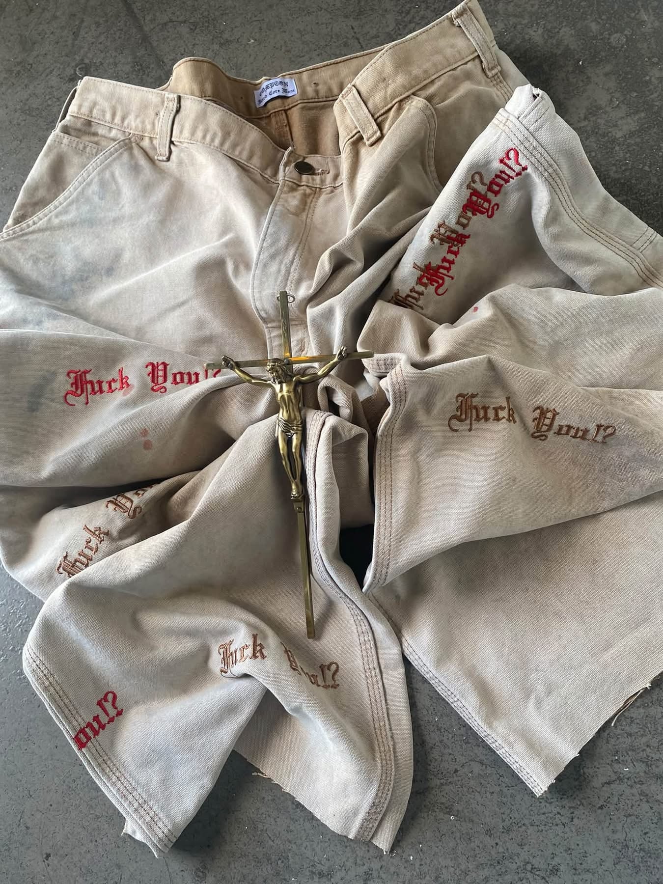BUTTSTAIN! ANTI FASHION バナー超希少アイテム‼️非売品 BUTTSTAIN!ANTI FASHION!